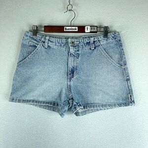 Anchor Blue Womens Shorts Blue Tag Size 11 (32) Mid Rise Denim